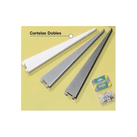 Cartela doble blanco 17cm - Suinplas