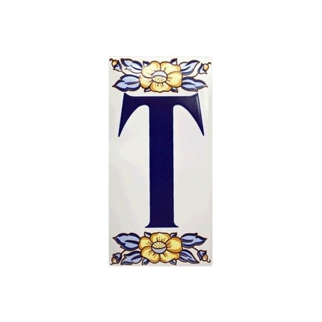 Letra de ceramica a - Suinplas