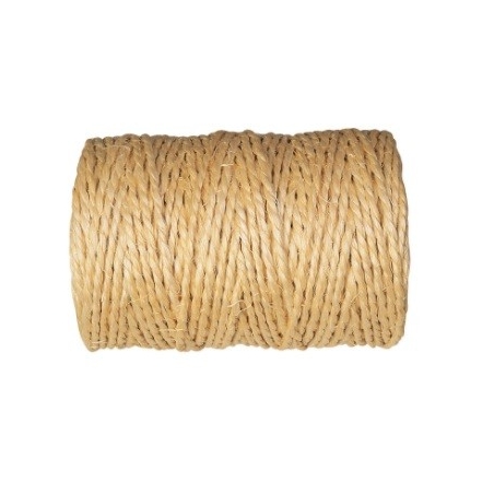 Bobina sisal 2 cabos fibra natural   120 gr - Suinplas
