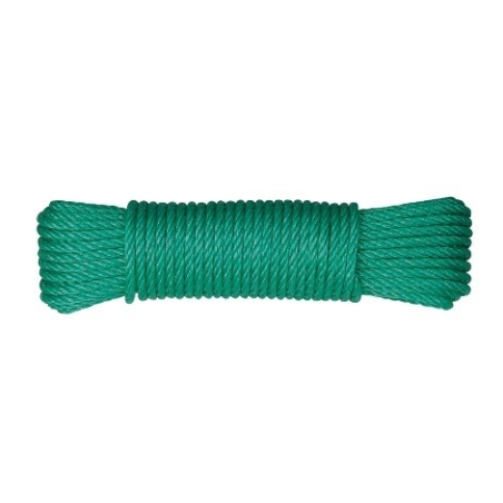 Cuerda plastico verde 5mm 10 mts - Suinplas