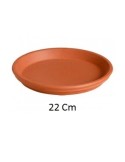 Plato terracota 22 cm      - Suinplas