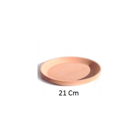 Plato miel terracota 21 cm      - Suinplas