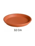 Plato terracota 22 cm      - Suinplas