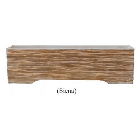 Jardinera rioja  de 79x17x22 alto siena - Suinplas