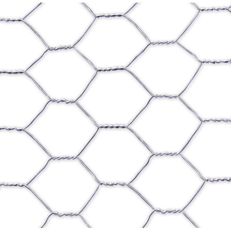 Malla metalica hexagonal h19 0,5x10m galvanizada - Suinplas