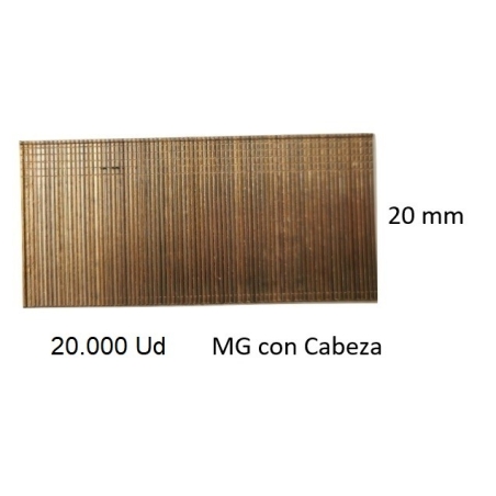 Clavos para clavadora neumatica mg 18-06 20000ud caja - S...