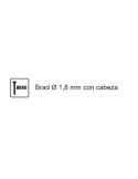 Clavos para clavadora neumatica hcfn 30 acero 1500ud caja...