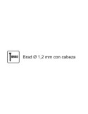 Clavos para clavadora neumatica np15-12 10000ud caja - Su...