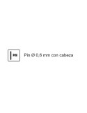 Clavos para clavadora neumatica mini pins 17-06 20000ud c...