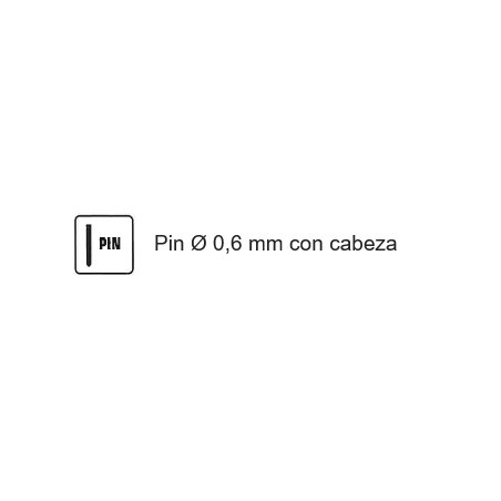 Clavos para clavadora neumatica mini pins 17-06 20000ud c...