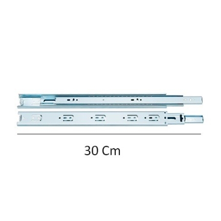 Guia telescopica extracion total ccon freno 30 cm - Suinplas