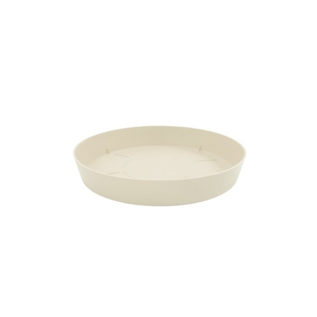 Plato tes redondo 17cm ecru       - Suinplas