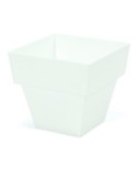 Maceta limited cuadra 18cm blanco - Suinplas