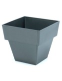Maceta limited cuadra 18cm blanco - Suinplas