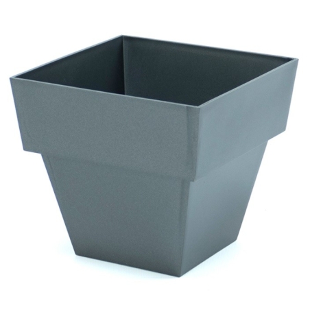 Maceta limited cuadra 18cm blanco - Suinplas