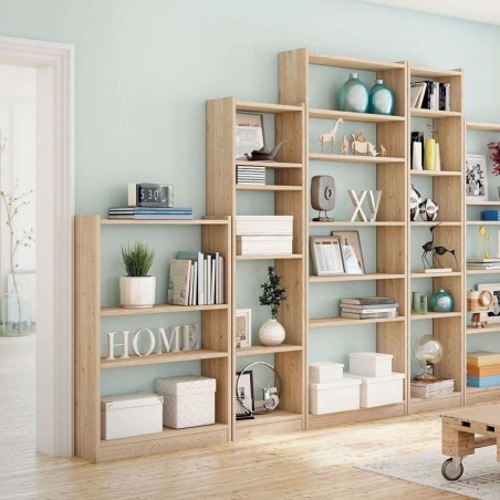 Estanteria madera modelo gala 4 baldas 80 cm - Suinplas