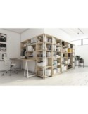 Estanteria madera modelo gala 4 baldas 80 cm - Suinplas
