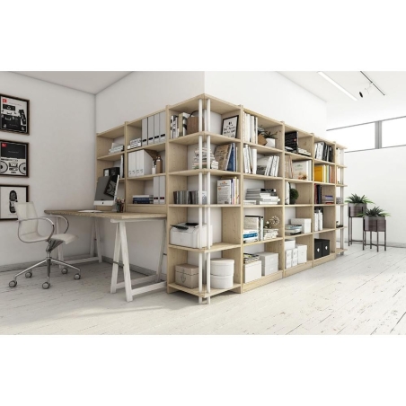 Estanteria madera modelo gala 4 baldas 80 cm - Suinplas
