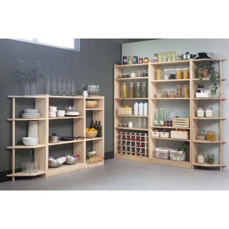 Estanteria madera modelo gala 4 baldas 80 cm - Suinplas