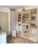 Estanteria madera modelo gala 4 baldas 80 cm - Suinplas
