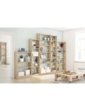 Estanteria madera modelo gala 4 baldas 80 cm - Suinplas
