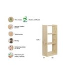 Estanteria madera modelo gala 4 baldas 80 cm - Suinplas