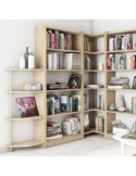 Estanteria madera modelo gala 4 baldas 80 cm - Suinplas