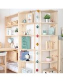 Estanteria madera modelo gala 4 baldas 80 cm - Suinplas