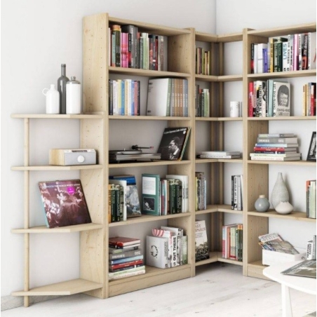 Estanteria madera modelo gala 4 baldas 80 cm - Suinplas
