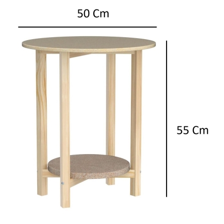 Mesa camilla de pino 