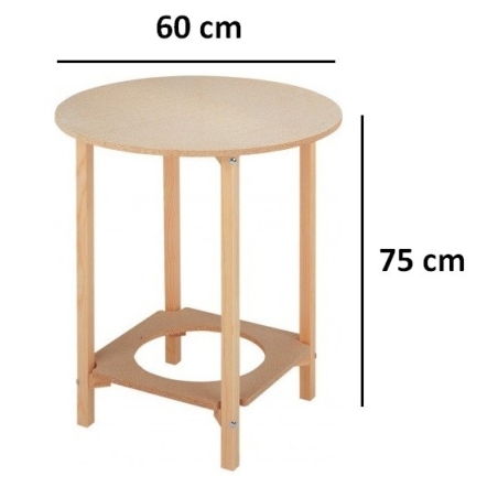 Mesa camilla de pino 