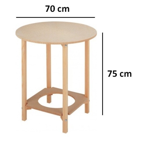 Mesa camilla de pino 