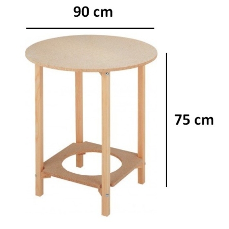 Mesa camilla de pino 