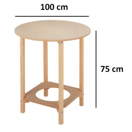 Mesa camilla de pino 