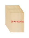 Tablero contrachapado de calabo 420x300x3mm (3ud xa3) cor...