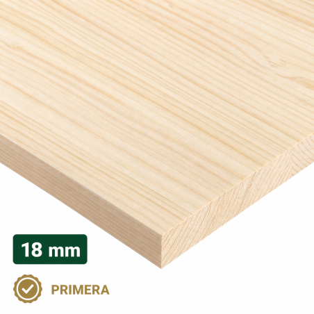 Tablero alistonado de pino radiata 240x120 