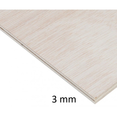 Contrachapado 80x60x4 mm cortado - Suinplas
