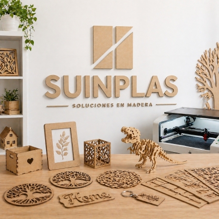 Trasera tablex mdf blanco pintado 2440x1220x3mm - Suinplas