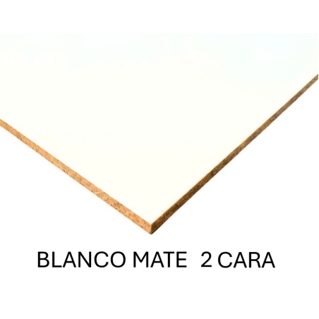 Trasera tablex mdf blanco pintado 2440x1220x3mm - Suinplas