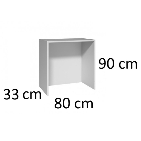 Mueble kit cocina blanco escurreplatos de 90x50  f33 - Su...