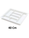 Cubertero color blanco modelo dvf 40 cm - Suinplas