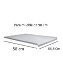 Chapa fregadero abs gris  100x58cm - Suinplas