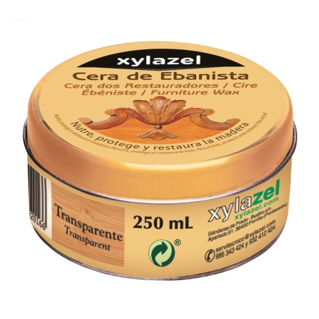 Xylazel cera de ebanista transparente 250ml - Suinplas