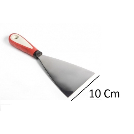 Espatula rojo pulida inox nº 10 - Suinplas