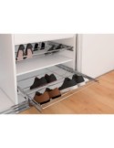 Zapatero extraible 40-60 cm cromado - Suinplas