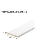 Tapeta 206 melamina  2440x70x10mm blanca - Suinplas
