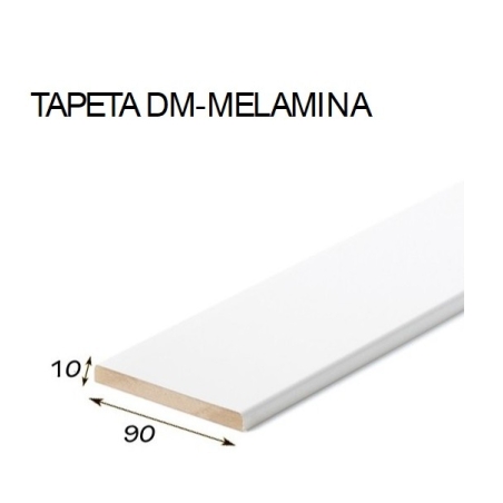 Tapeta 206 melamina  2440x70x10mm blanca - Suinplas
