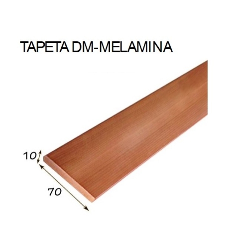 Tapeta 206 melamina  2440x70x10mm blanca - Suinplas