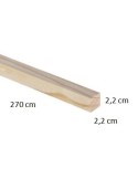 Liston pino abeto 2700mm x 45mm x 45mm - Suinplas