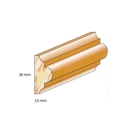 Moldura 5430 13 mm x 28 mm ayous 250 cm - Suinplas
